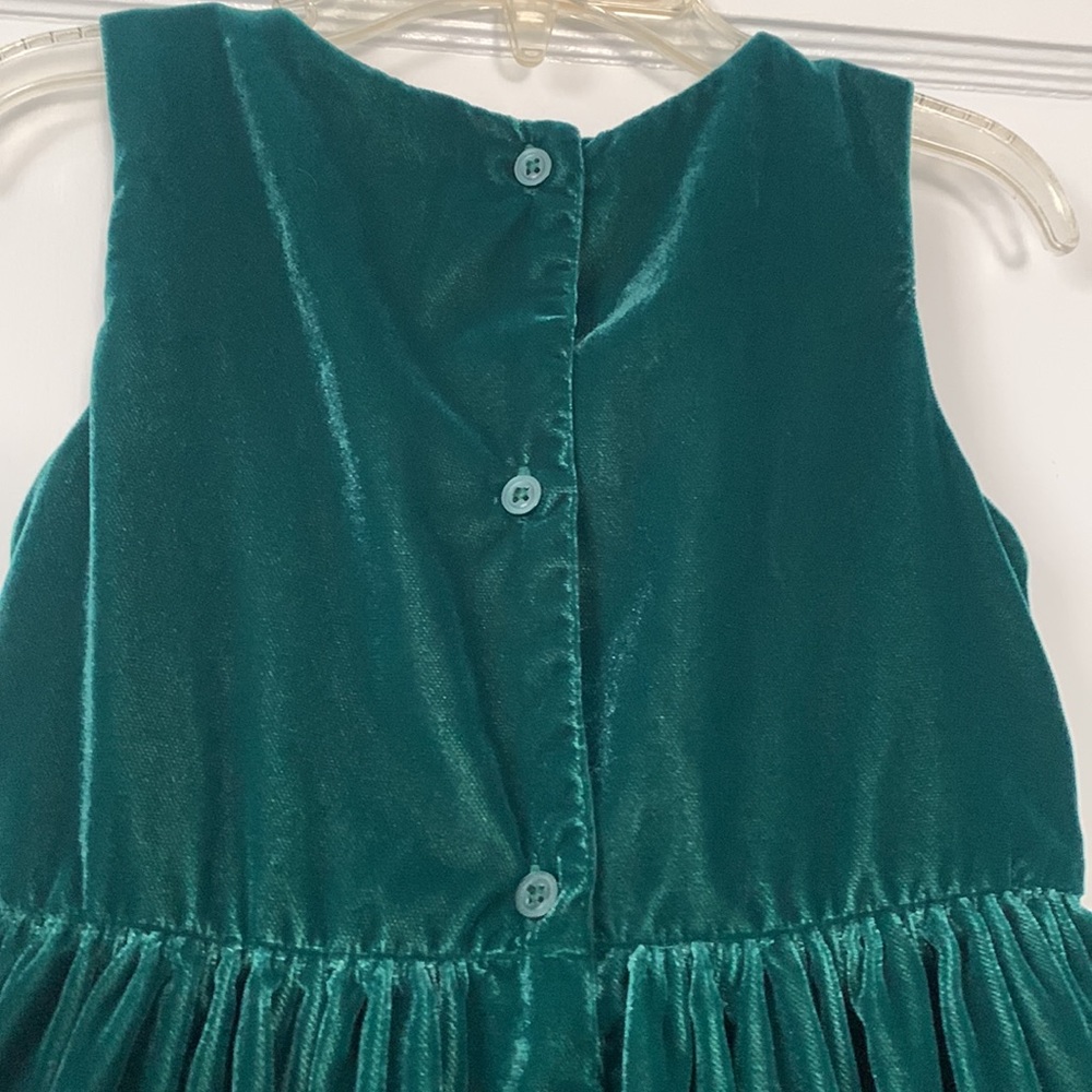 Gymboree Velvety Green Tank Dress 3T - Picture 10 of 13
